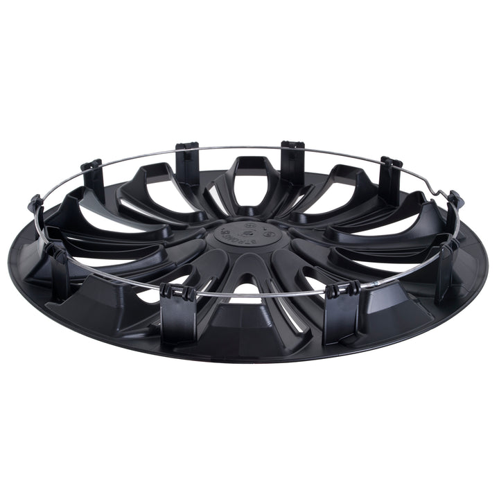 NRM Radtrims Cover Set 14 '' Black Matt für Stahl-Trims Universal Super Resistant