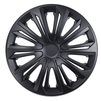 NRM Wheel Trims Covers Set 14''Black Matt for Steel Trims Universal Super Resistant