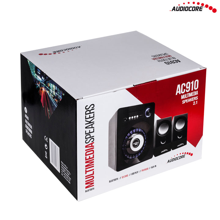 Audiocore AC910 Bluetooth 2.1 Speakers Loudspeaker FM Radio, TF Card Input, AUX, USB-Powered