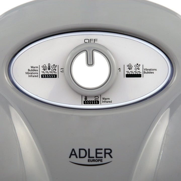 Adler AD2167 Voet Bad Spa Water Massager Bubble Vibreren Droge Warme Massage Handle 80W