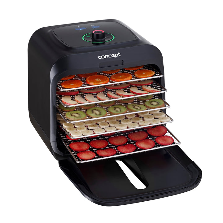 Concept Infra 500W sécheur alimentaire: fruits, légumes, champignons, herbes, fleurs et viande