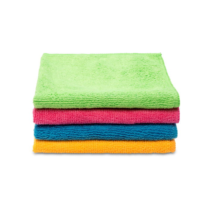 Microfibre Cloths Vileda Colors 4 Microactive Multipack