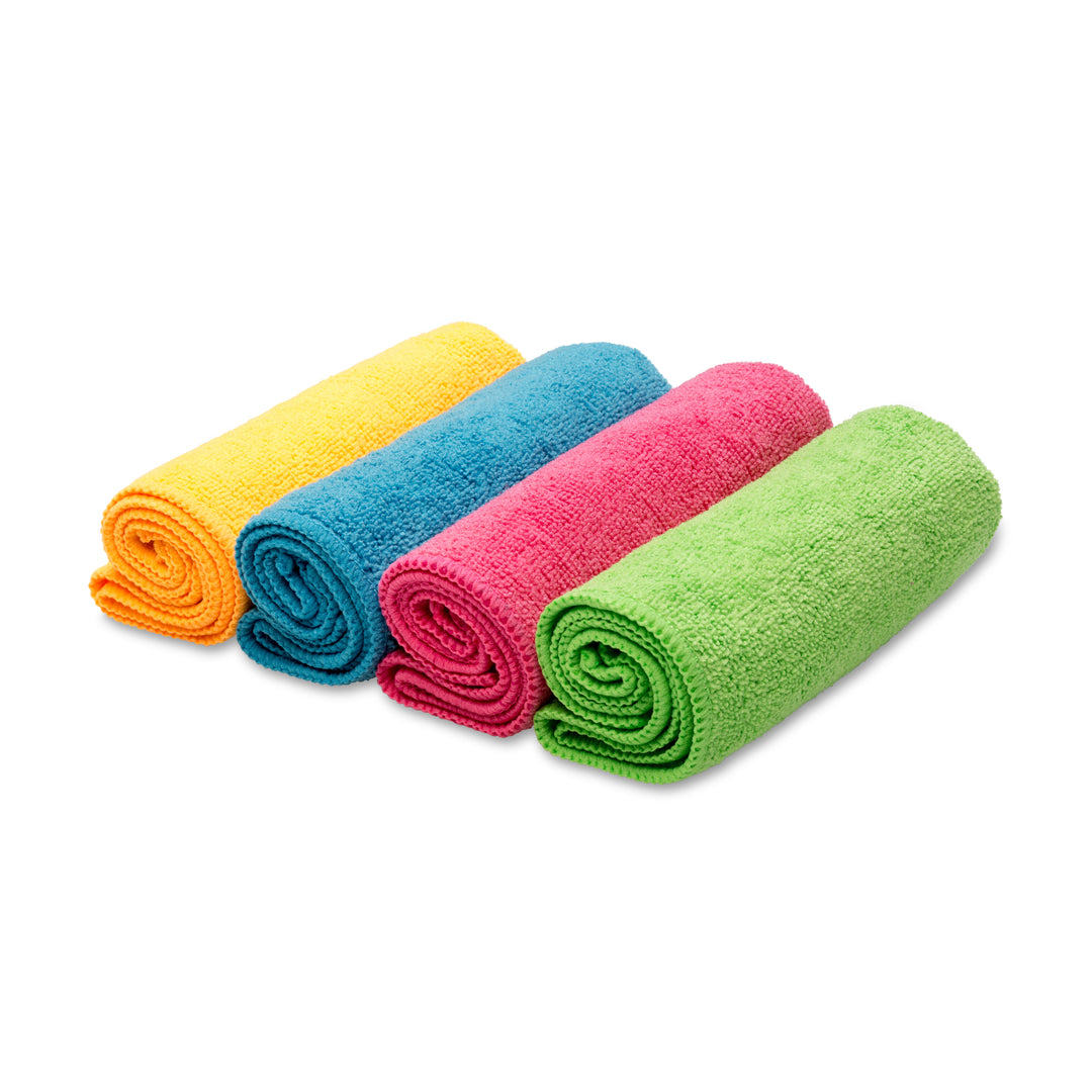 Microfibre Cloths Vileda Colors 4 Microactive Multipack