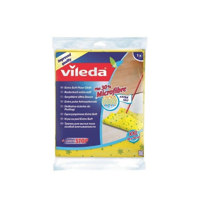 Vileda Odor Stop Bodentuch mit Silberionen Mikro-Aktiv-Fasern