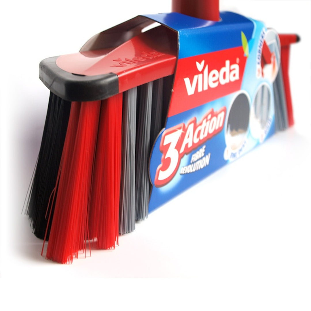 VILEDA BRUSH Broom brush 3ACTION + BARROW sweeping