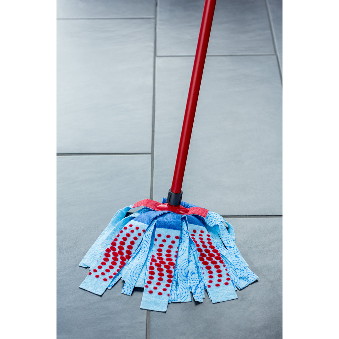 Vileda 140008 SuperMocio 3 Action XL Mop mit Pole, 25% Mehr Stockwerk Kontakt