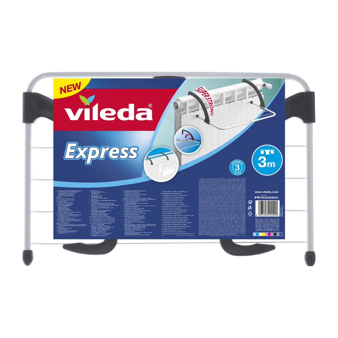 Radiator / Balcony Laundry Dryer Airer Clothes Horse VILEDA EXPRESS / SUNSET