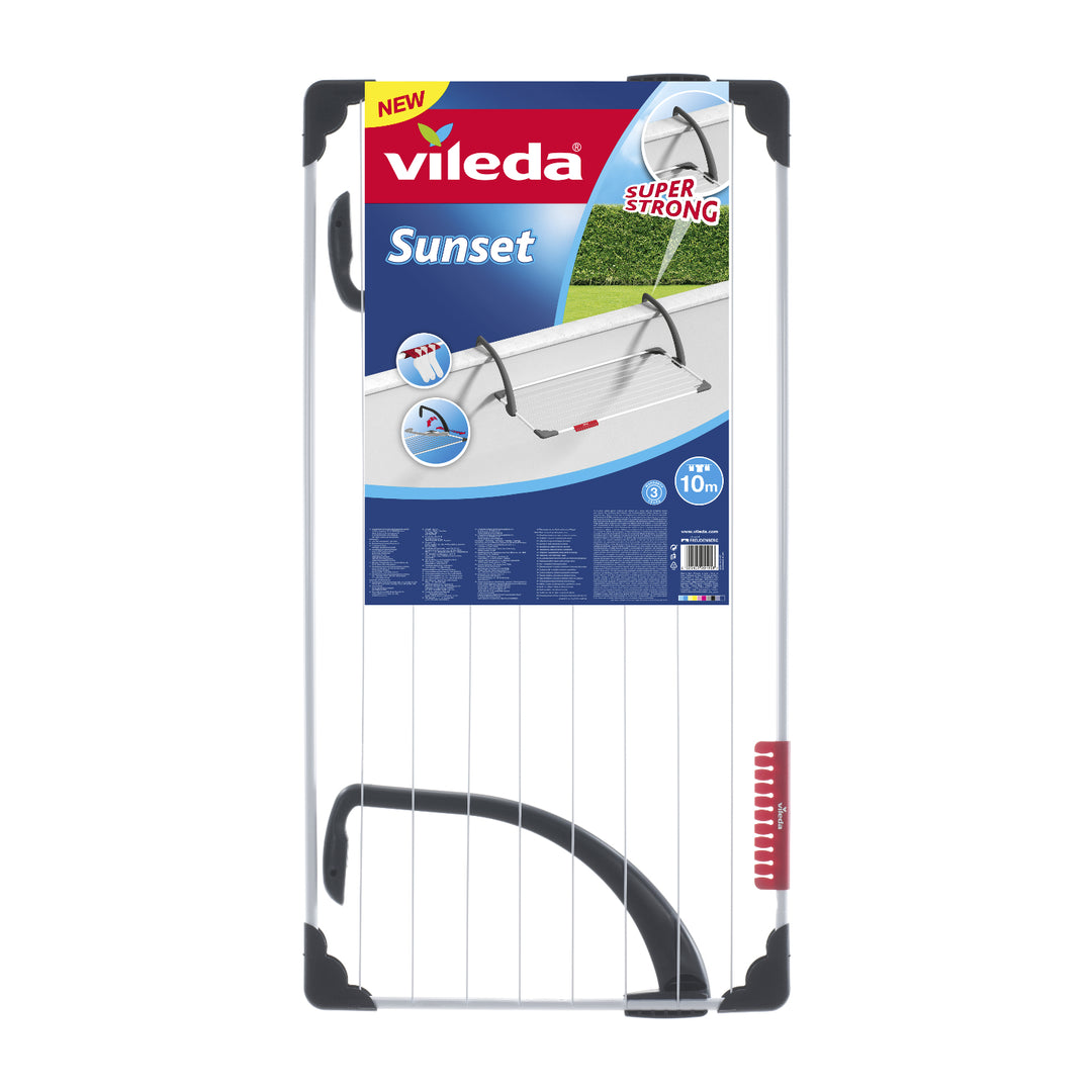 Vileda 157229 Vileda Balkon Droogrek Mini Kledingdroger Airer Ondergoed Schoenen Opvouwbare Verstelbare Hanger