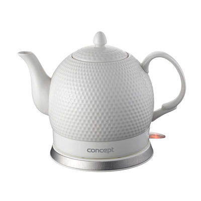 Concept RK0050 Ceramic Electric Kettle Teapot round Jarra Elegant Modern Backlight 1.2L 1000 W