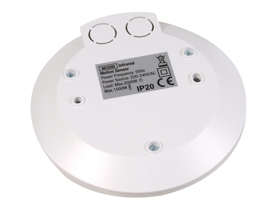 Plafond pir infrarood bewegingsdetector 2000w detectiebereik 360 ° verstelbaar