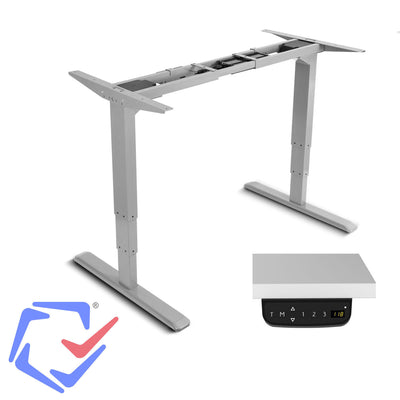 MacLean Brackets MC-763 Originele extra stevige innovatief elektrisch staande frame voor bureautafel Hoogte Verstelbare Werktafel zonder tafel Sit Stand Workstation