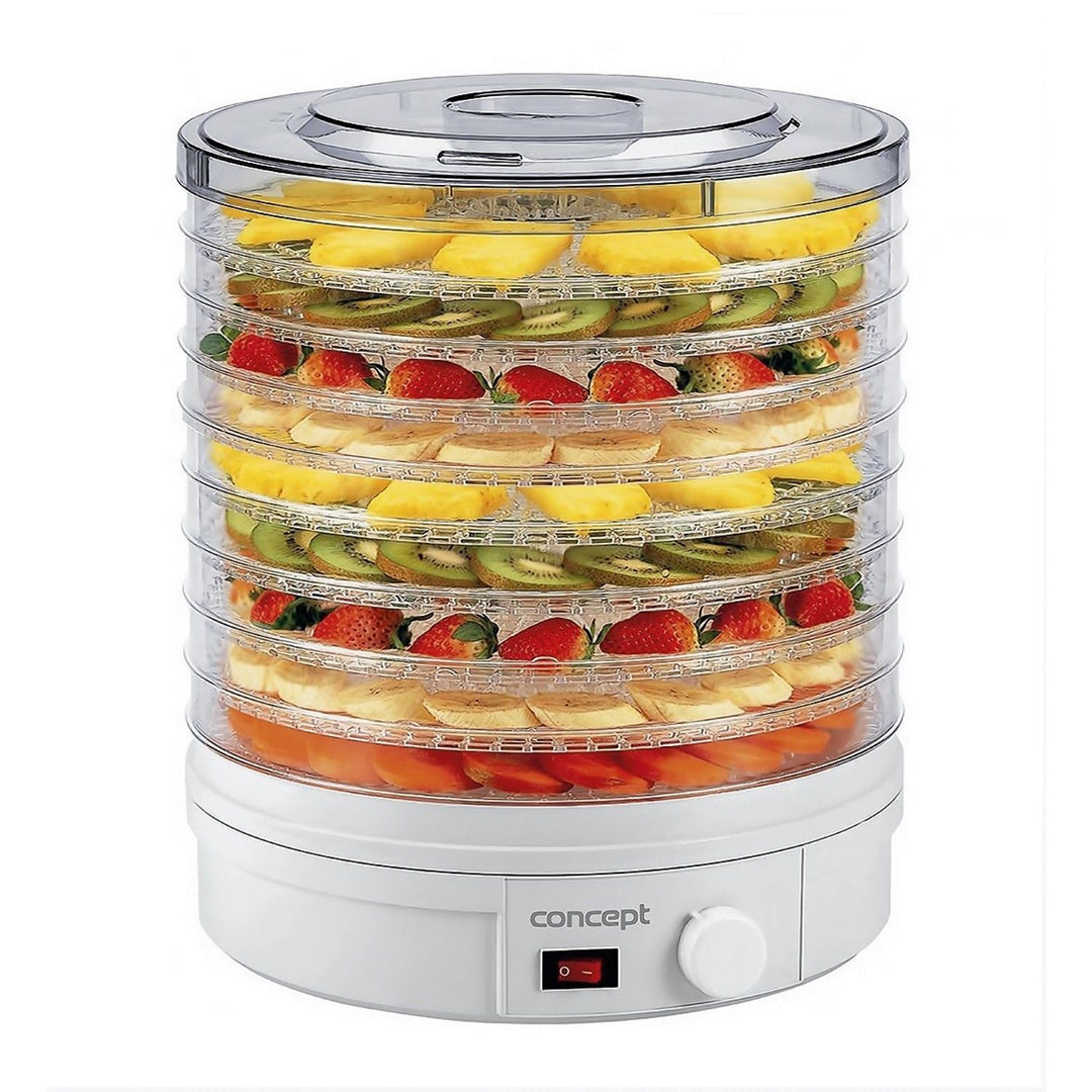 Concept SO1020 Electric Food Dehydrator 9 Tray Fruit Mushroom Vegetable Dryer Healthy Crisp 245W