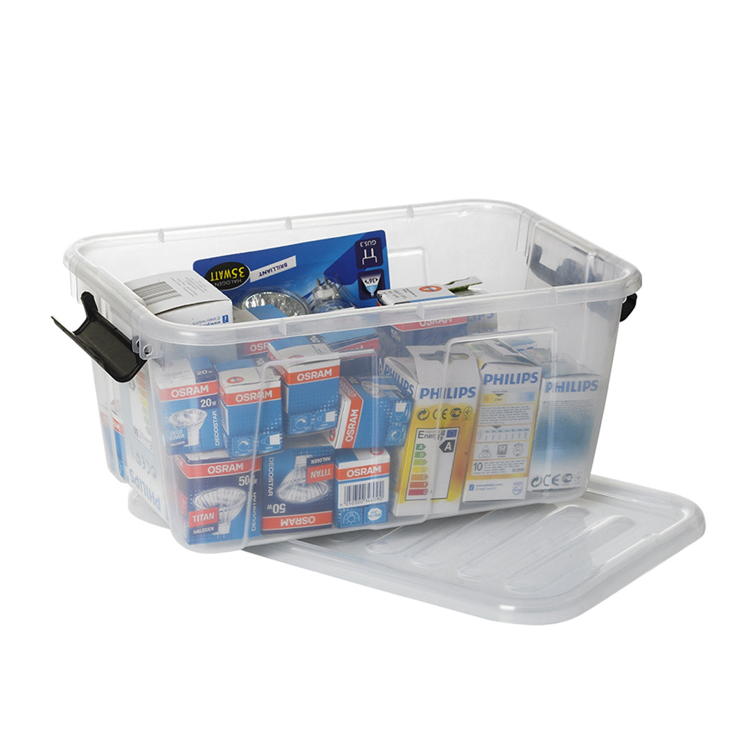 Caja contenedor con tapa Plast Team HOME BOX 7.7L QUALITY