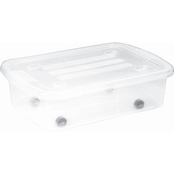 Contenedor caja debajo de la cama Cama de 25 litros con ruedas Calidad.