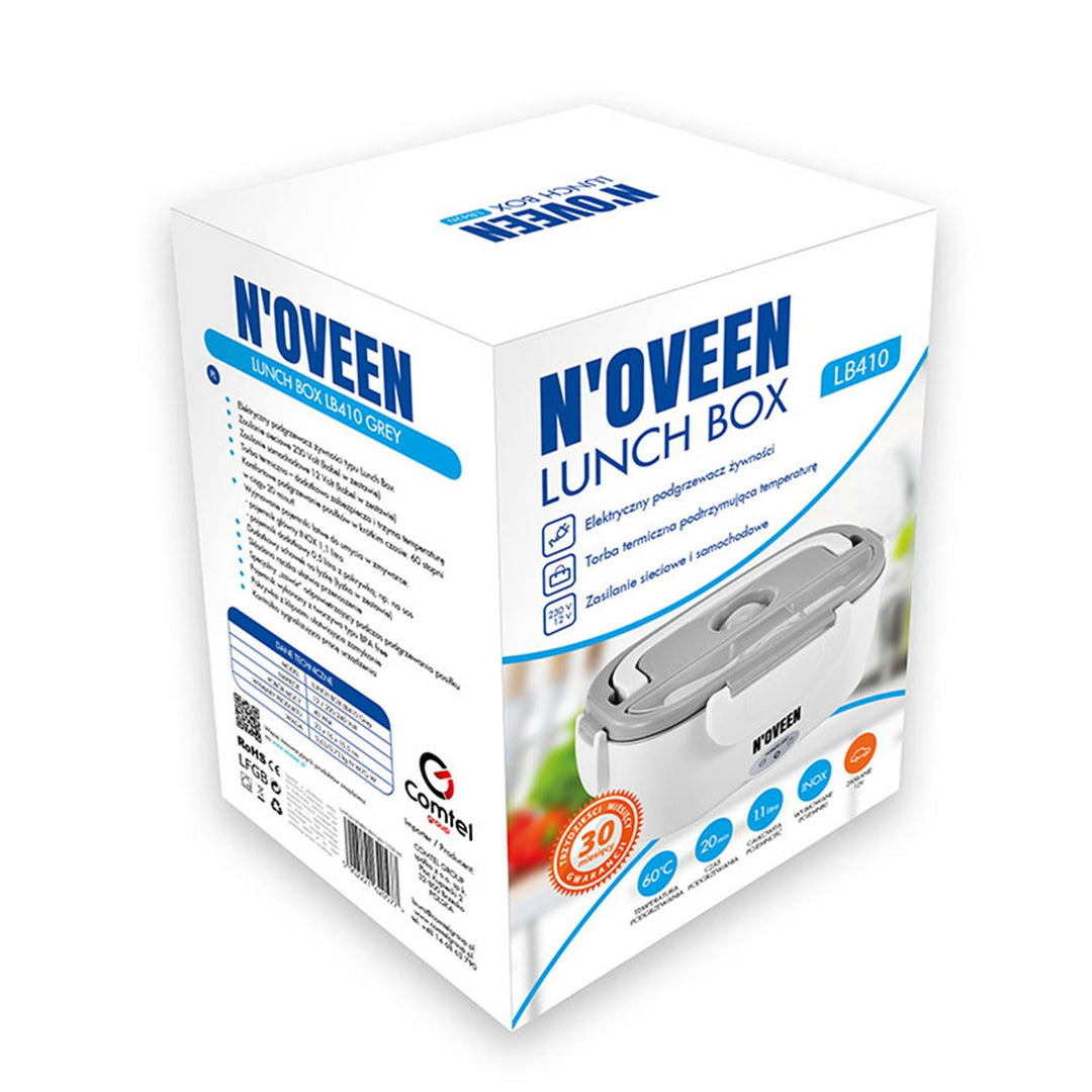 Chauffe-repas électrique pour boîte à lunch Noveen LB410, gris