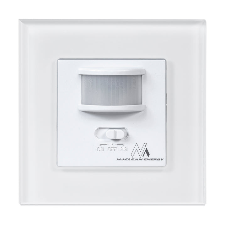 Sensor de Movimiento de Pared para Infrarrojos IR Marco de Vidrio MCE240 Maclean Energy