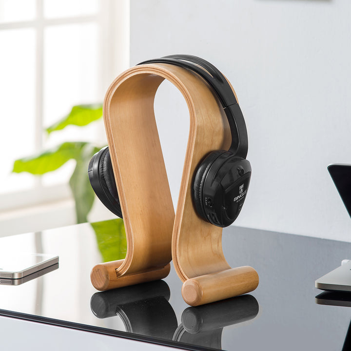 Auriculares Maclean MC-815O de pie de madera de madera universal