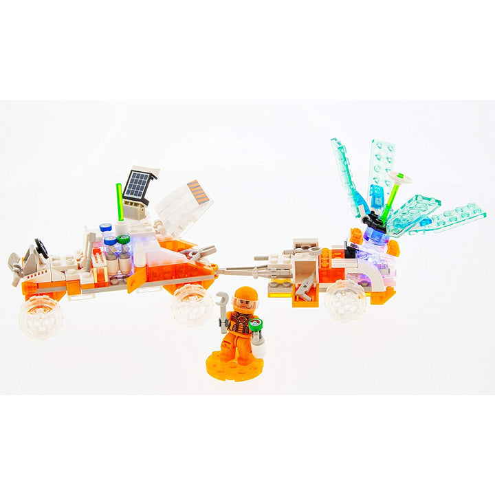 LASER DEL DEL Illuminated Building Blocks Set-Mars Explorer-180pcs