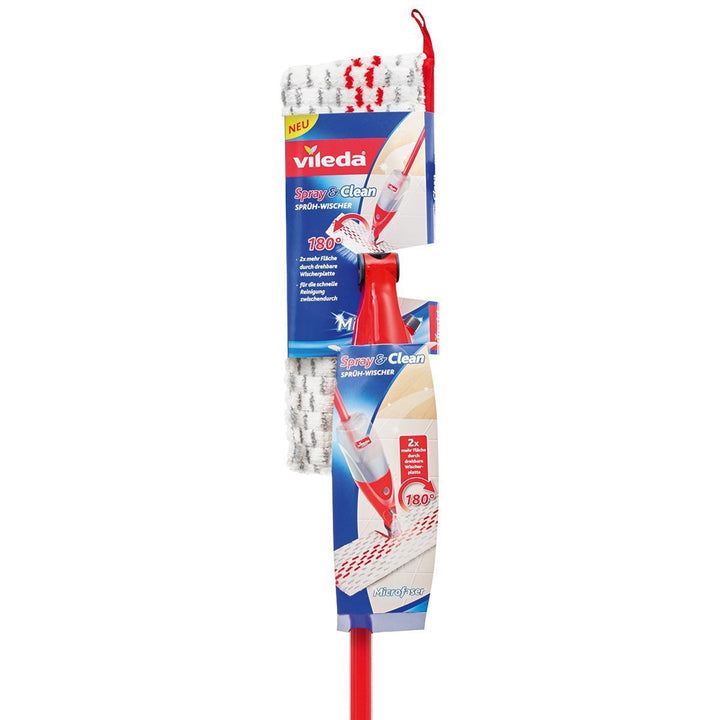 Vileda 152921 Spray & Clean Rotary Mop with Tank 2 in 1 / 180 degrees rotation