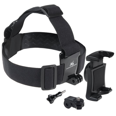 Maclean MC-825 Universal sports headband per il tuo telefono, fotocamera, fotocamera GoPro e altro