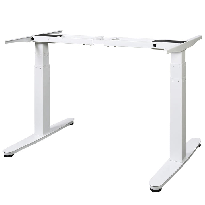 Maclean MC-830 Elektrische desk hoogte aanpassing, grijs max. 130cm 120kg-zonder bureau top