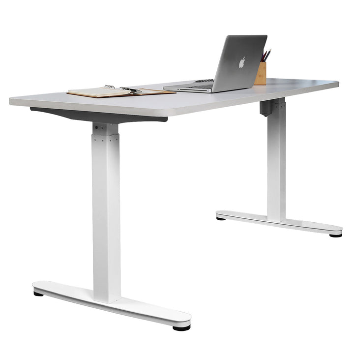 Maclean MC-830 Réglage électrique de la hauteur du bureau, gris max. 130cm 120kg - sans plateau de bureau