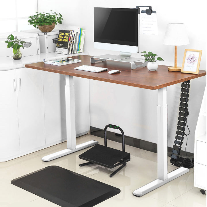 Maclean MC-830 Elektrische desk hoogte aanpassing, grijs max. 130cm 120kg-zonder bureau top