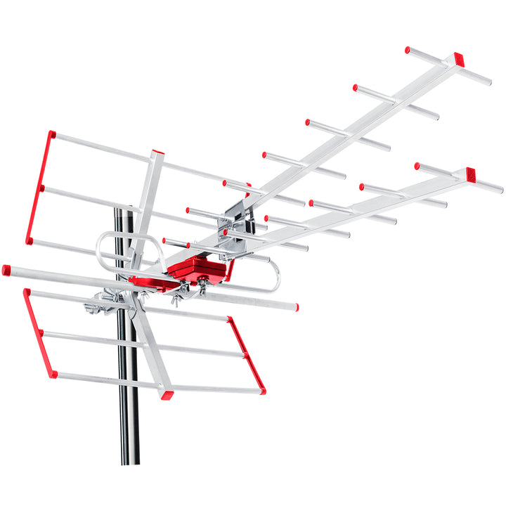 Maclean TV Sytems MCTV-855A TV Digital Antenna Aerial Full HD Outdoor DVB-T2 HEVC UHF VHF LTE Filter 5V