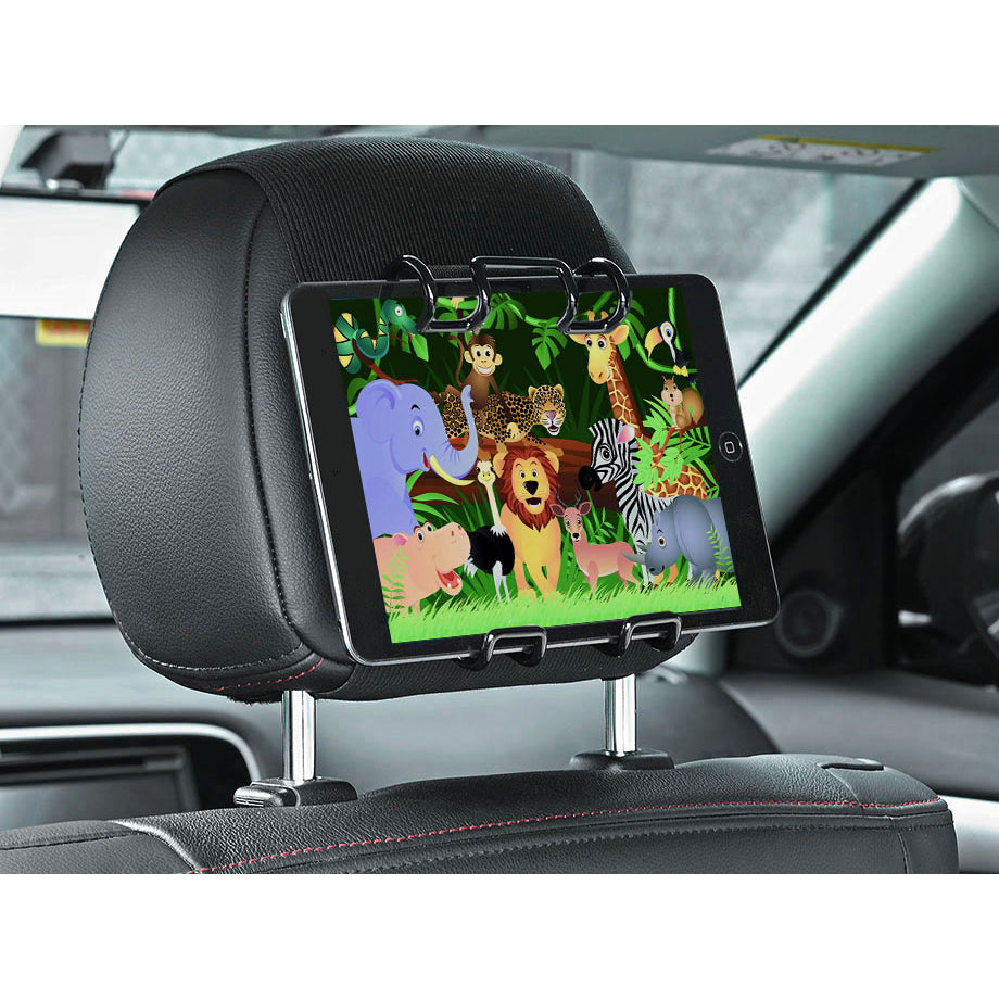 Support tablette smartphone voiture sur appui-tête avec bras reglables MC-816