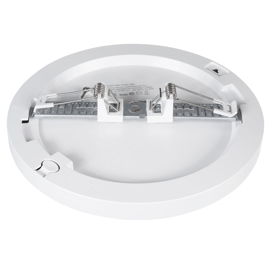 Panel plafond LED 7in1 verborgen oppervlak ultra slank 24W 3 kleuren (WW, NW, CW) Led4U LD141 magnetron ingebouwd voeding