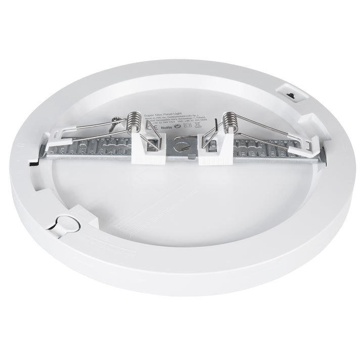 Led4U LD141 Panneau de plafond LED 7 en 1, surface dissimulée, ultra fin, 24 W, 3 couleurs (WW, NW, CW), alimentation intégrée pour micro-ondes