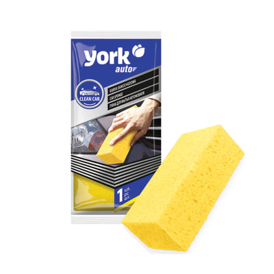 York 3012010 - 005102 limpieza de esponjas automotrices lavado a gran escala, limpieza suave, descontaminación sin arañazos