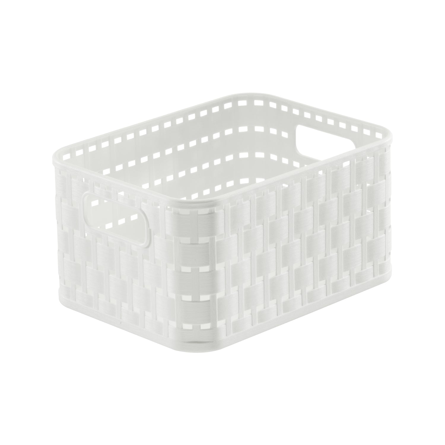 Cart container Rotho Country A6 2L white rattan style – Euroelectronics EU