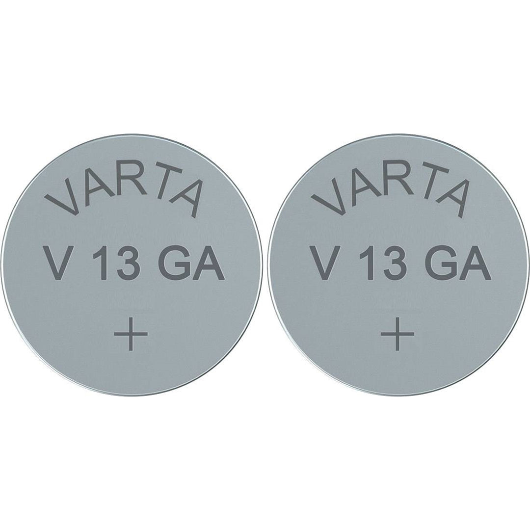 2x Varta V13GA LR44 AG13 Alkaline batteries, high quality