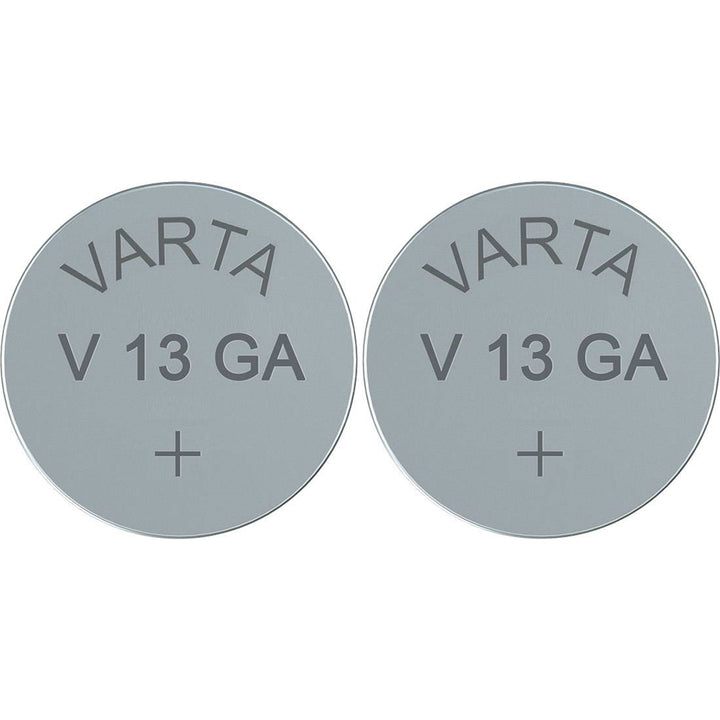 2x Varta V13GA LR44 AG13 Alkaline batteries, high quality