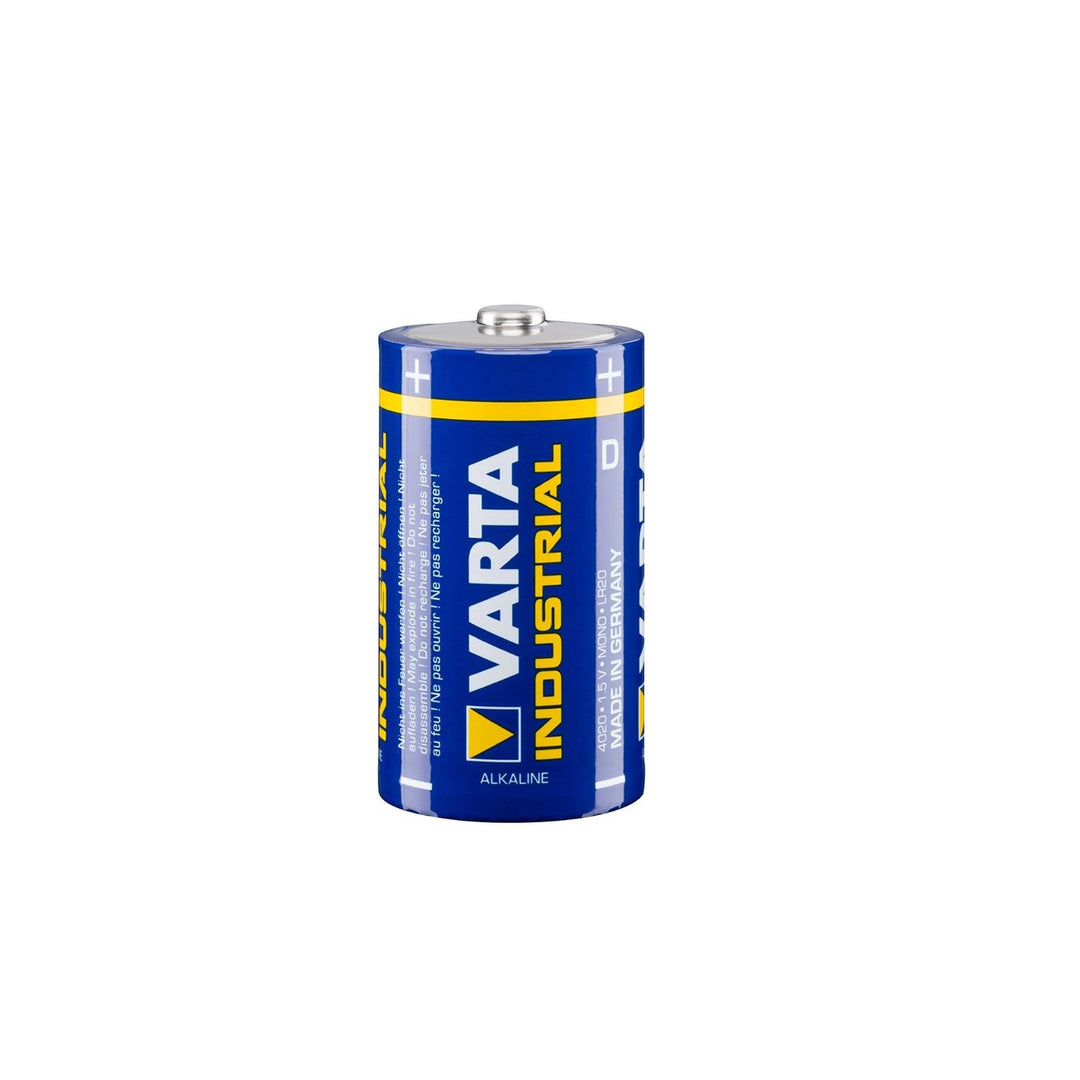 20x Varta Industrial R20/D piles alcalines Foil pour applications professionnelles / industrielles