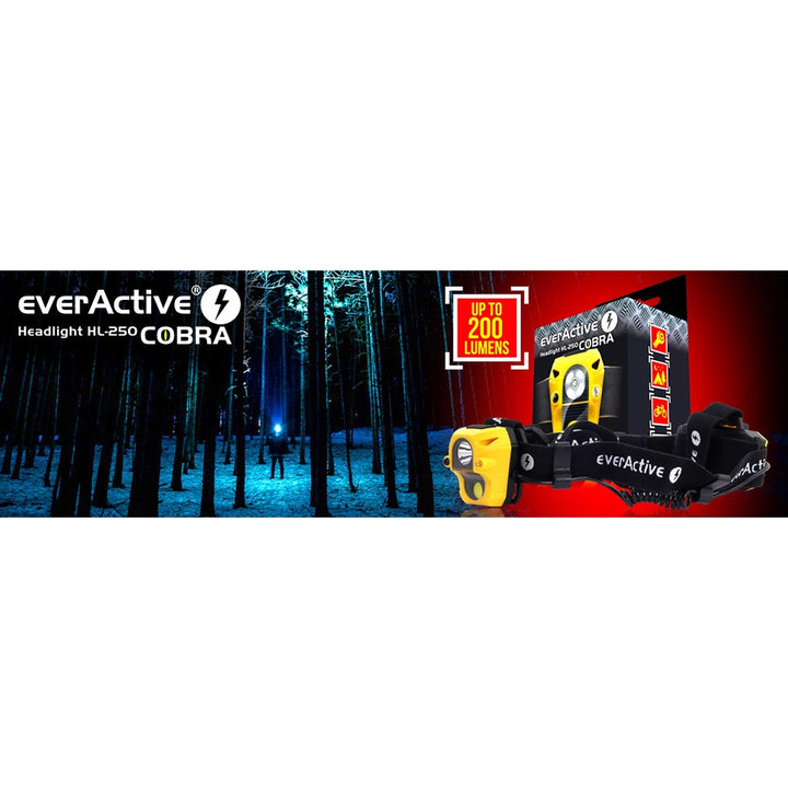 Die everActive Cobra HL-250 Diodenblitzlichtqualität