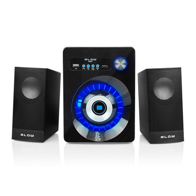Blow 66-378  Speakers Set Subwoofer Bluetooth 2.1 BT LED USB FM Radio AUX SD