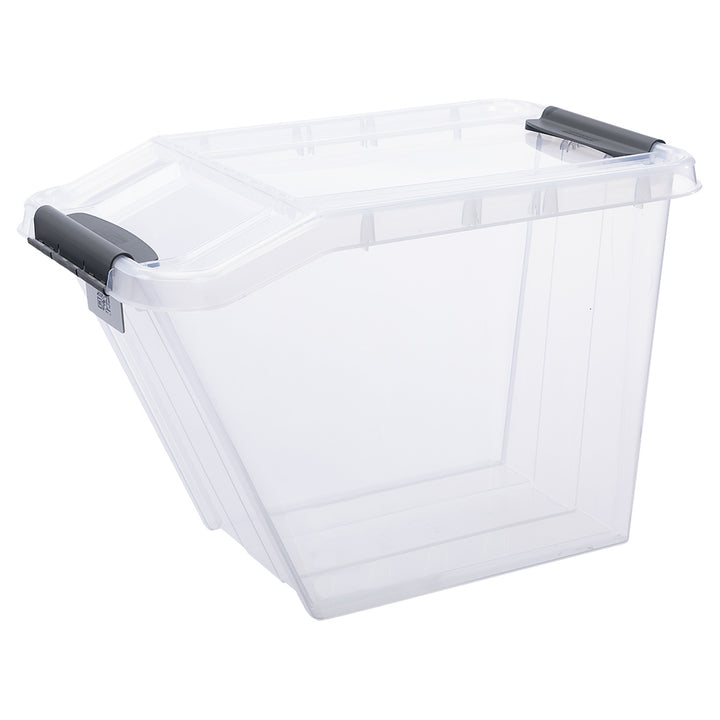 Plast Team Pro Transparent QR storage container 58L