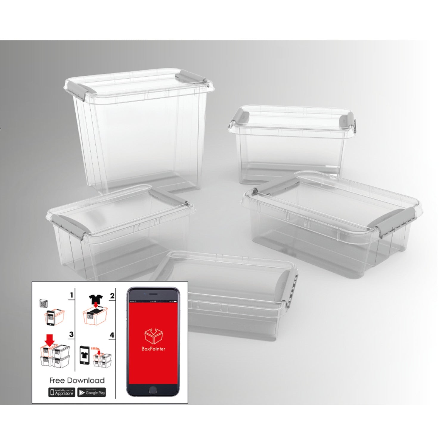 Pro Team Box Plastic box for Plast Team Pro Box QR capacity 31 L – Euroelectronics EU