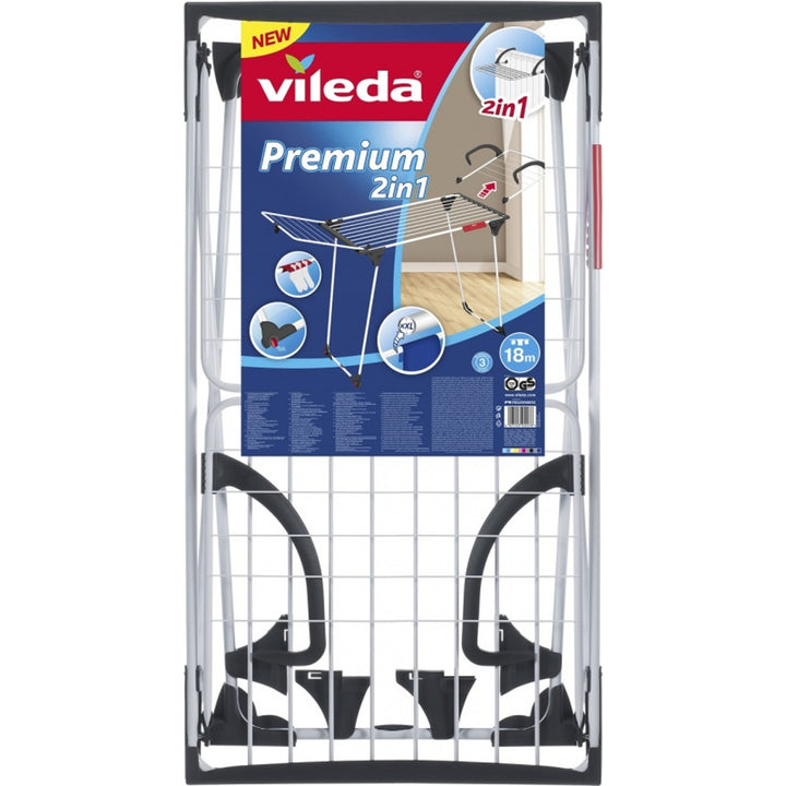 Secador de ropa Vileda Premium 2 en 1 con cerradura lateral