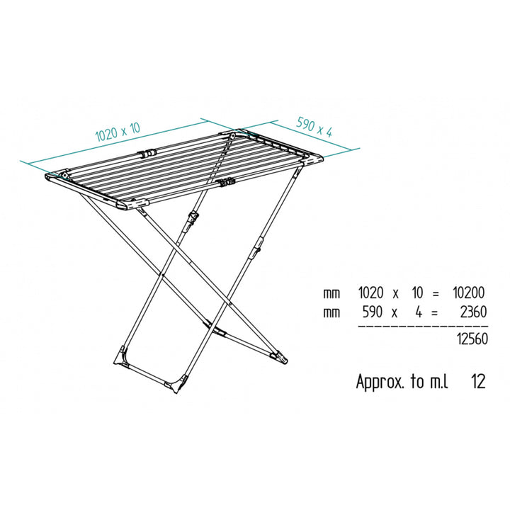 Clothes dryer with sliding arms Vileda Suprise