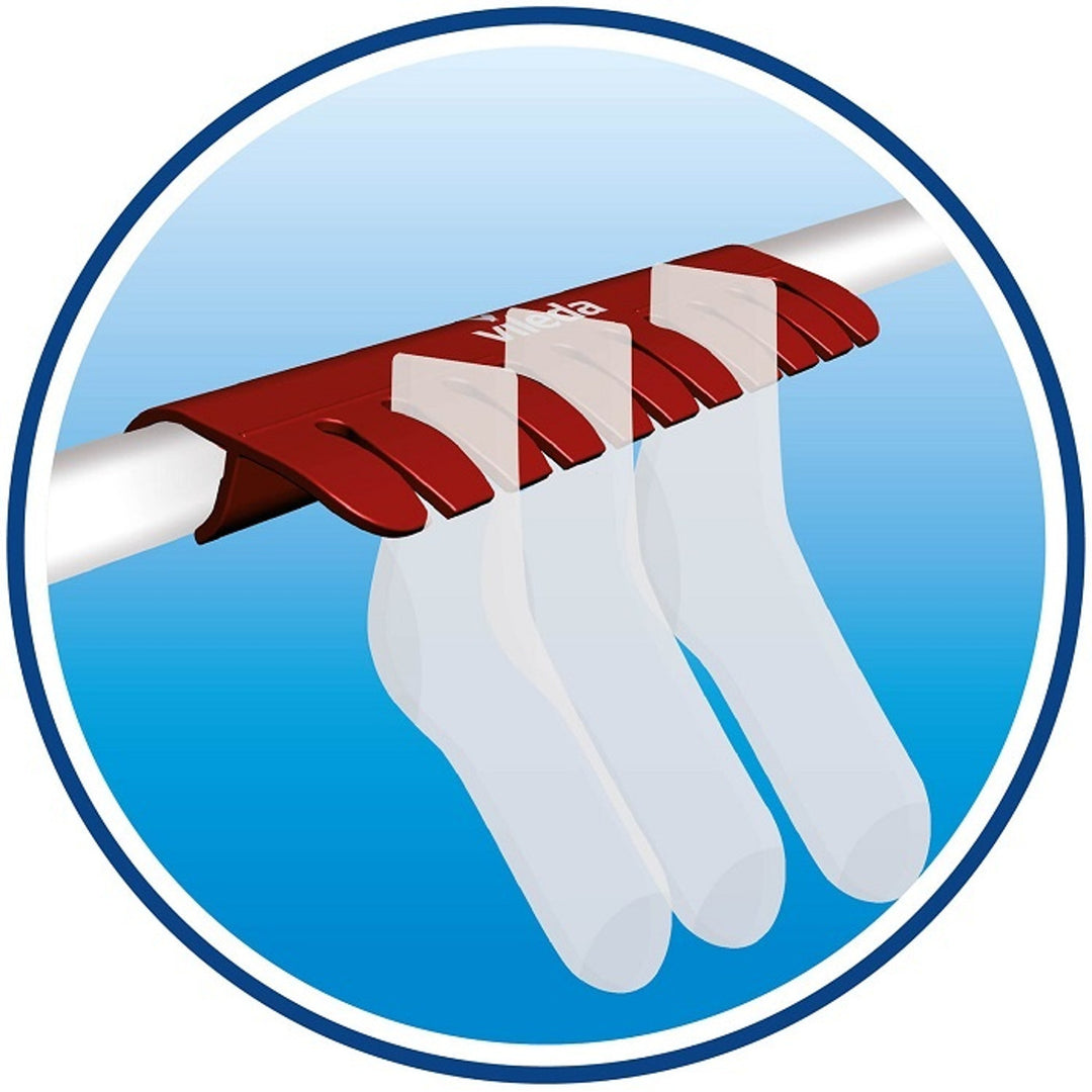 Vileda Aluminum 100 laundry dryer resistant to rust and harsh weather conditions