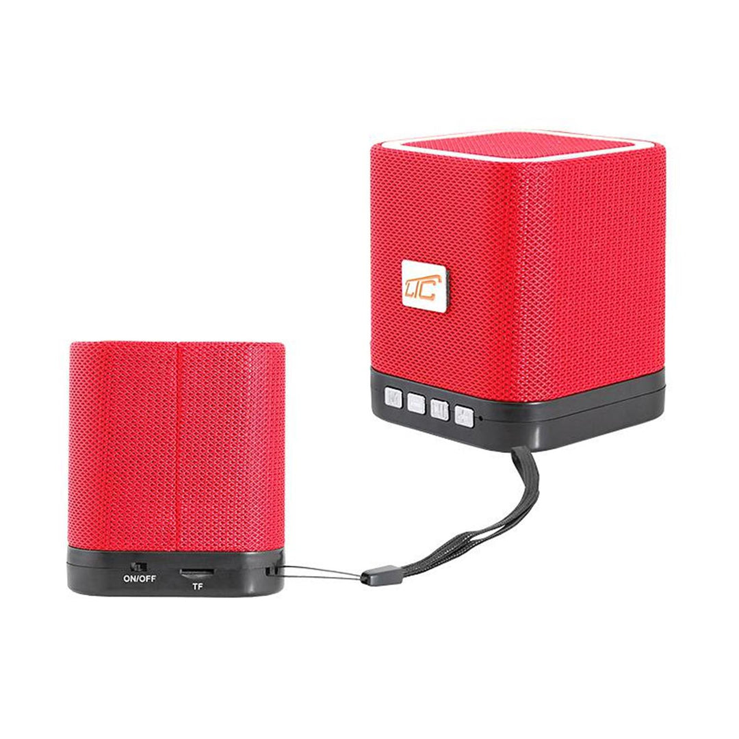 Tragbarer Lautsprecher BT LTC LXBT201, Bluetooth 3.0, Farben: Blau, Rot, Schwarz, Türkis