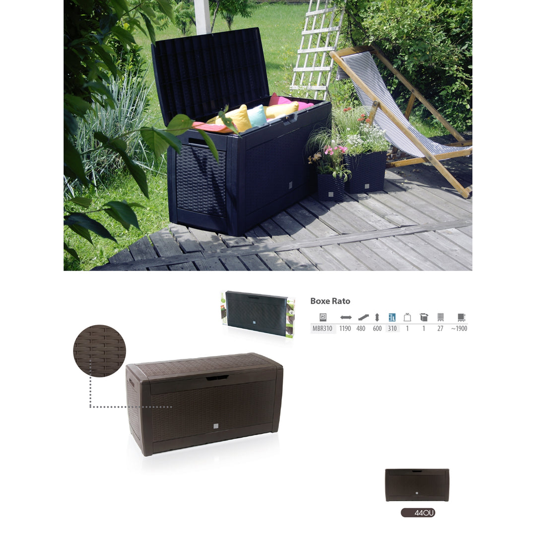 Scatola da giardino Boxe Rato 310L antracite