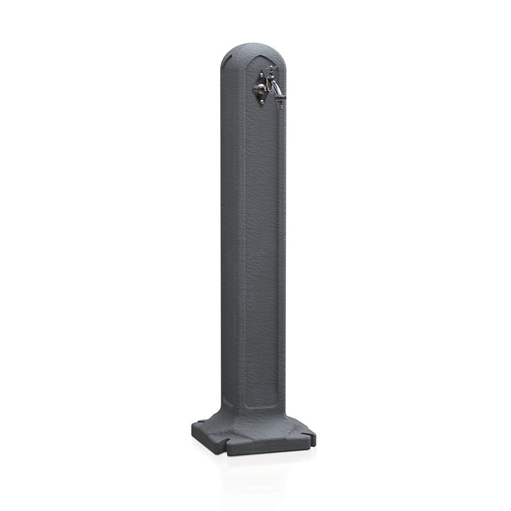 Garden post with tap Anthracite tanker