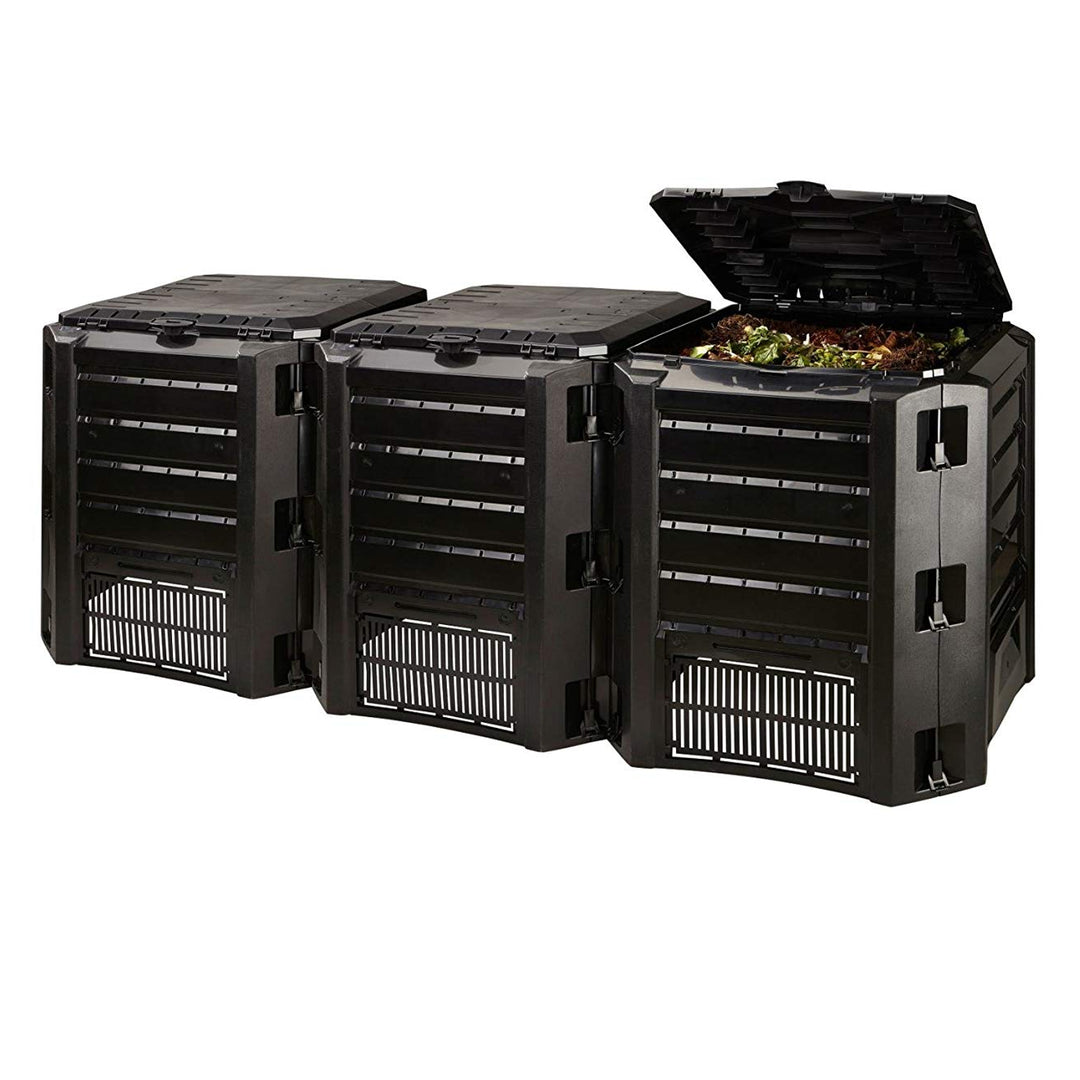 Prosperplast IKSM1200C-S411 Composter modulaire 1200L Black Best Quality