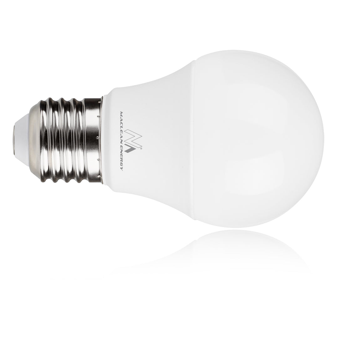 Bombilla LED E27, 9W 230V blanco cálido 3000K 920lm Maclean Energy MCE273 WW