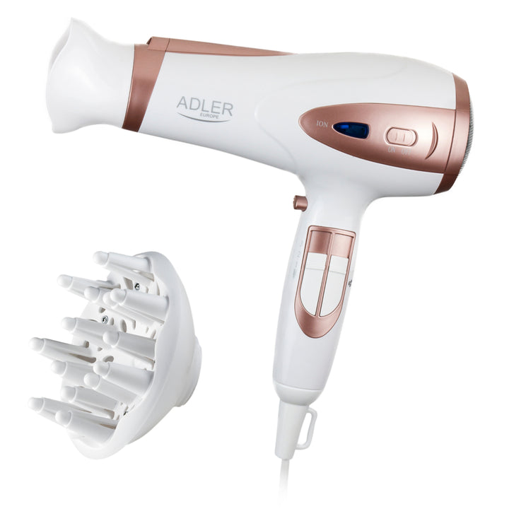 Sèche-cheveux ionique Adler AD 2248 avec diffuseur et concentrateur