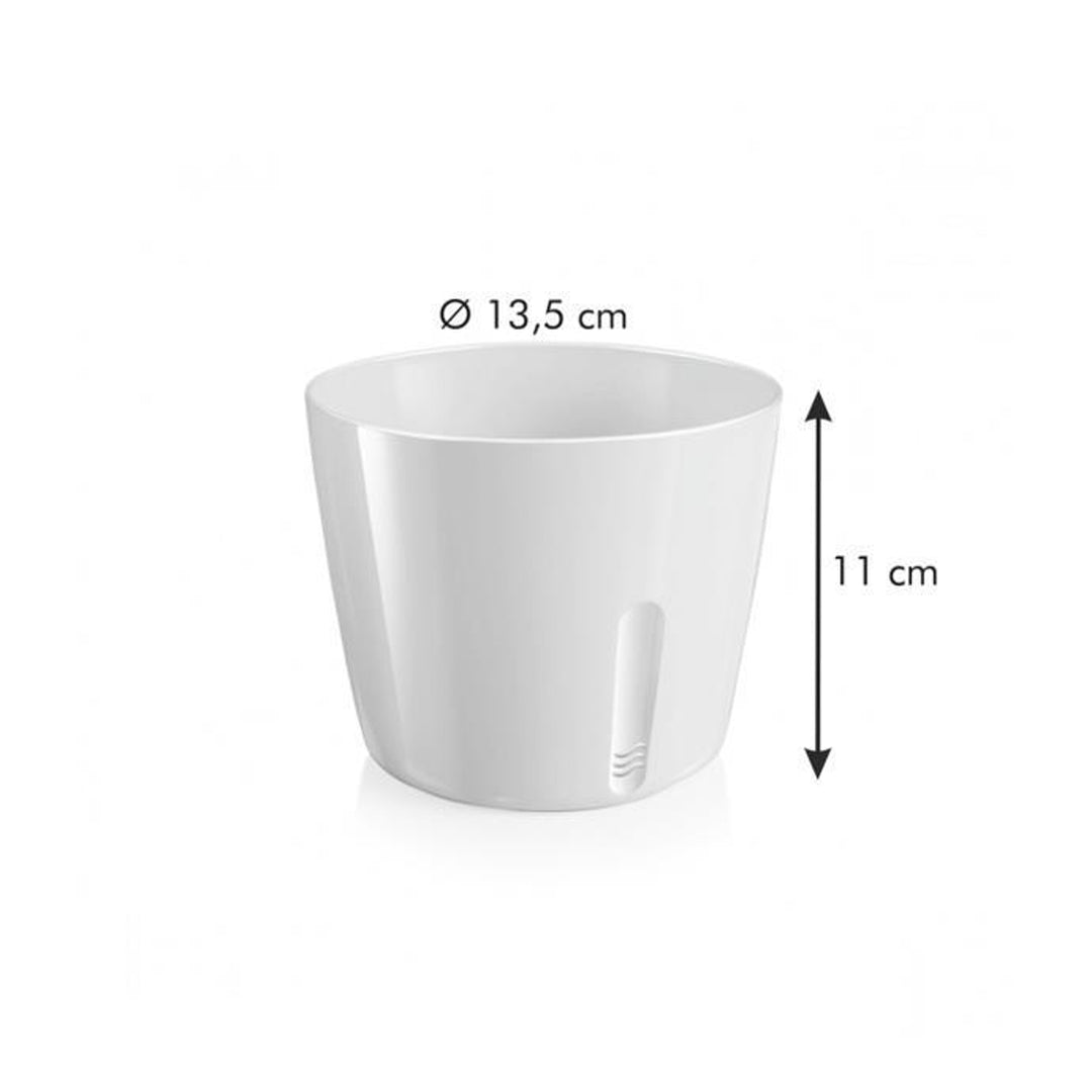 Carcasa para maceta TESCOMA SENSE con taza medidora verde 899036.25